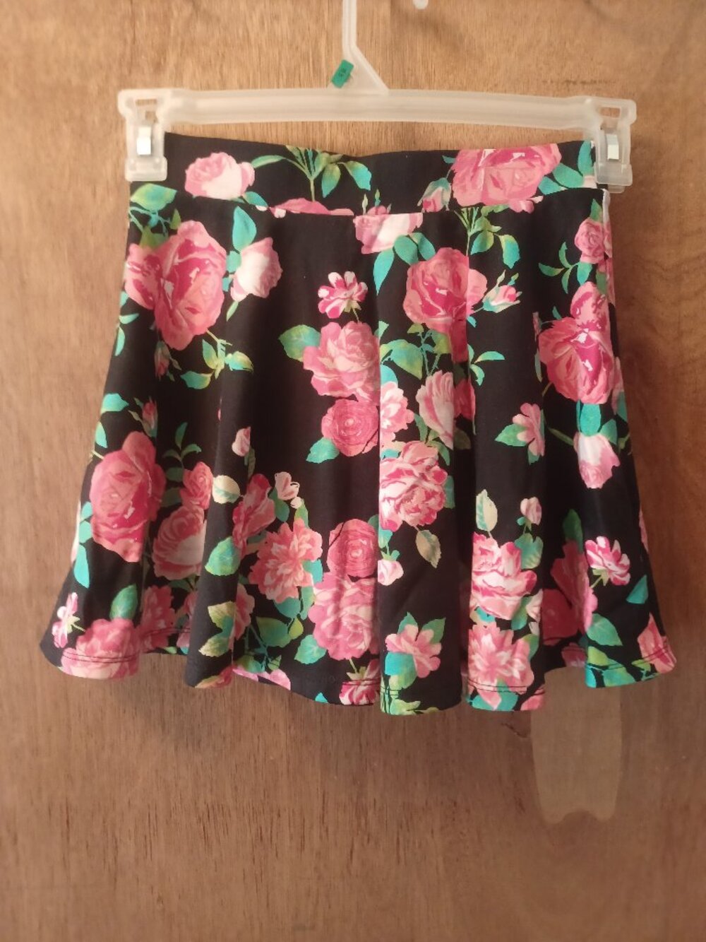 U2B Floral Black Skirt